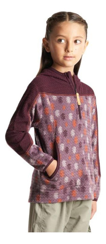 Polerón Niñas Lippi Saltamontes 1/4 Zipper Burdeo