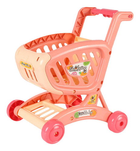 Carrito De Supermercado, Carrito De Compras Para Niños Rojo