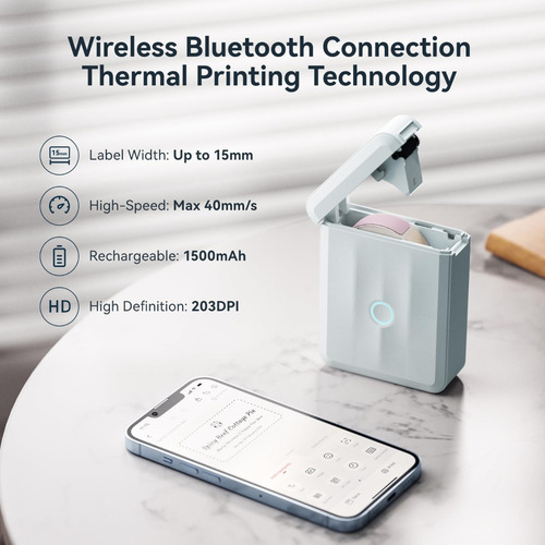 Impresora Térmica Bluetooth Portátil Mejorada Niimbot D110