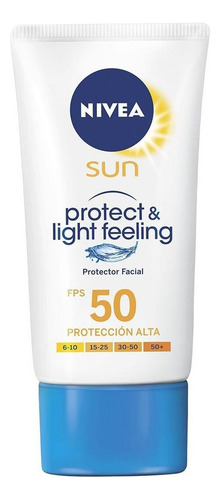 Nivea Sun Protect & Light Feeling Facial Fps 50 50ml