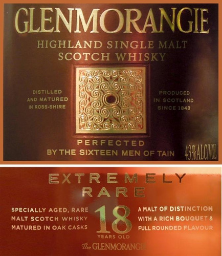 Imagen 9 de 9 de Whisky Glenmorangie 18 Años Single Malt 700ml En Estuche