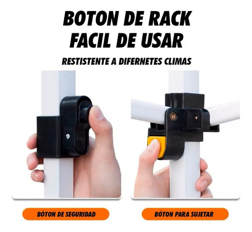 Carpa Toldo Plegable 2x2 Para Jardin Reforzado Impermeable Blanco