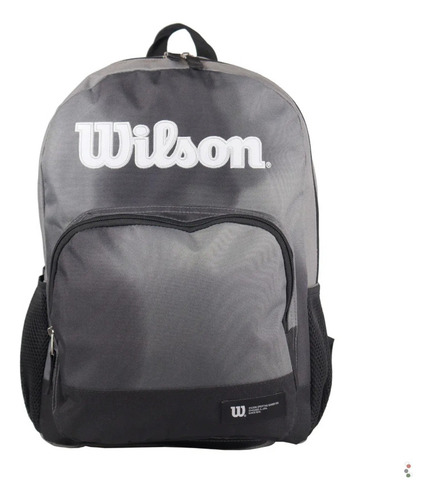 Mochila Wilson Urbana Deportes Porta Notebook Escolar Viaje Trabajo Gym Reforzada Color Gris