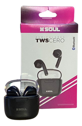 Auriculares Bluetooth Soul Tws 200 Negro Inalambricos +envio
