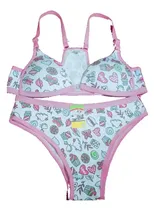 Comprar Kit 10 Conjuntos Lingerie Calcinha E Sutiã Infanto Juvenil
