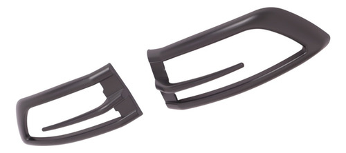 Bisel Luz Espejos Retrovisores Negro Ford Ranger 2016-2023
