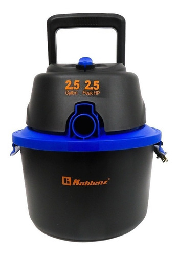Aspiradora industrial De tacho Koblenz WD-2.5 MA 2.5 gal negra y azul 120V 60Hz