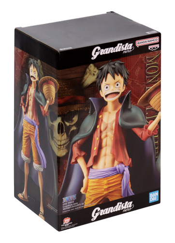 Bandai Grandista de una pieza con forma de mono D. Luffy, 28 cm