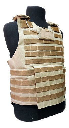 Chaleco Beige Molle Funda Paintball Policia Fuerzas Armadas