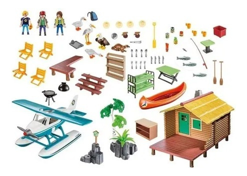 Playmobil 9320 - Cabaña Del Lago, Nueva, ¡colecionala!