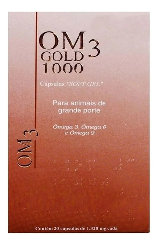 Om3 Gold 1000 Suplement Alimentar 20 Cp Cepav Imediato