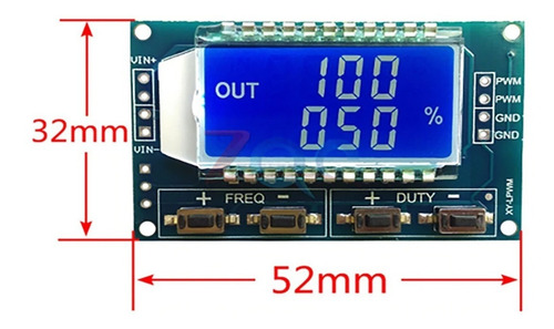 Generador De Frecuencia De 1 Hz A 150 Khz De 3.3v-30v Pwm