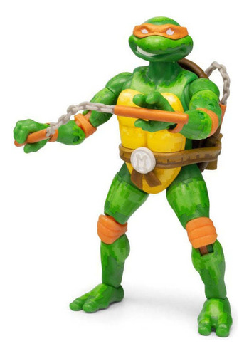 Figura Articulada Miguel Ángel Snes 8 Bit (pixeleadas)-tmnt
