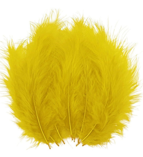 Imagen 1 de 1 de 100 Pluma Esponjosa Pavo Marabu 4 6 Para Manualidad Fleco