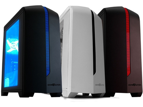 Imagen 1 de 7 de Gabinete Pc Gamer Game Factor Csg500 Sin Fuente