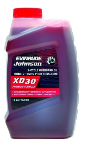 Aceite Náutico Evinrude 2t Xd-30 1 Litro (1/4 Galon) Usa