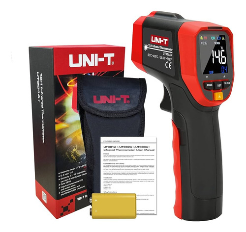 Termómetro Infrarrojo Uni-t Ut301a+ Con Láser