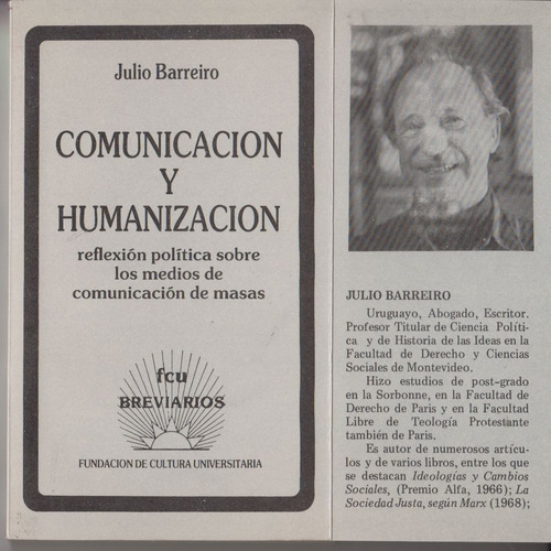 Medios De Comunicacion Reflexiones Julio Barreiro Liberacion