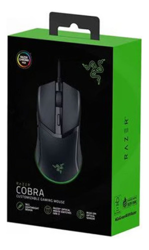 Mouse Razer Cobra 8500 Dpi Switch Optico 90m Chroma Black