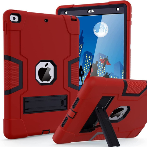 Funda iPad 9 8 7  Generación 10.2  Uso Rudo Stand Reforzada