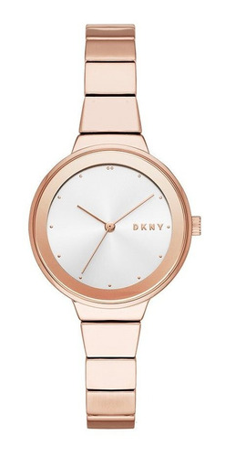 Reloj Mujer Dkny Ny2695 Cuarzo 32mm Pulso Oro Rosa