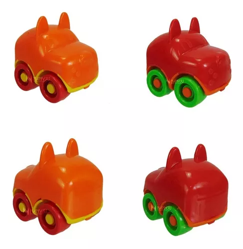 Pista Baby Animal com 2 Carrinhos - Brincar & Crescer - DIVPLAST - Lojas Rao