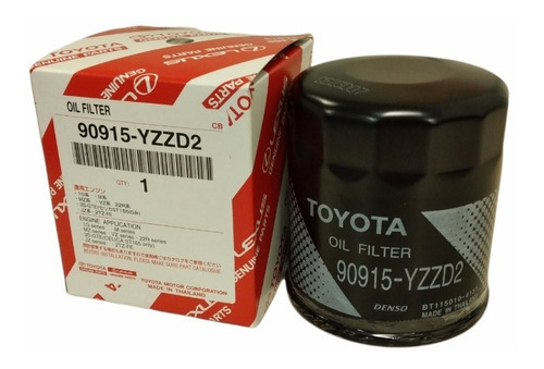 Imagen 2 de 10 de Kit Filtros Originales Toyota Hilux/sw4 2005/15