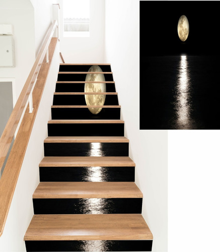 Vinilos Decorativos Para Escaleras Paisajes Agua Fuego Peces