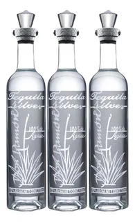 Pack 3 Tequila Bco.100% Don Ramon Punta Diamante Plata 750ml