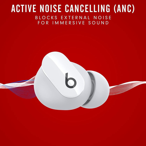 Audífonos Bluetooth Beats Studio Buds - Sonido Inmersivo Blanco