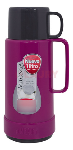  Termo Lumilagro Milonga 1 Litro Compacto Original