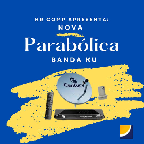 Imagem 1 de 8 de Kit Nova Parabolica Banda Ku