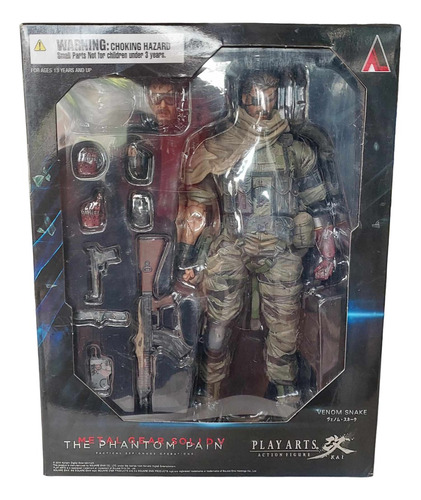 Venom Snake Play Arts Kai Mgs The Phantom Pain Original