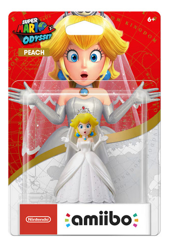 Amiibo Super Mario Odyssey Peach Wedding Outfit