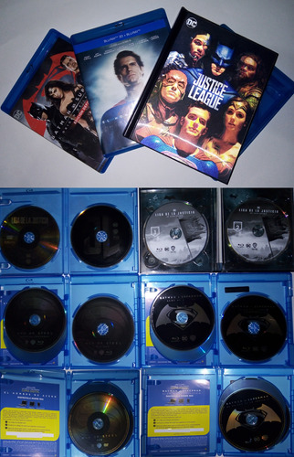  10discos: Liga Dl Justicia Zack Snyder + Trilogía+ Digibook