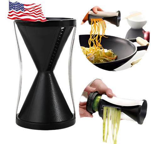 Cortador De Rebanadas En Espiral Vegetal Spirelli Spiralizer