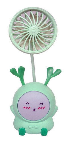 Mini Ventilador Con Lampara  Led Cute Fan