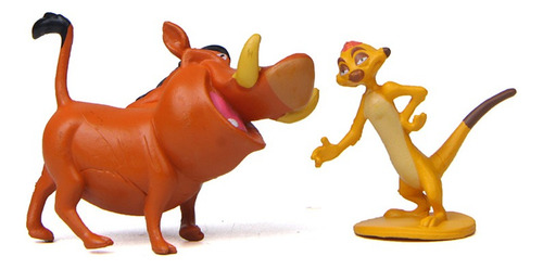 Bonecos Rei Leão Simba Timão Pumba 12 Miniaturas 3,30 A 4,10