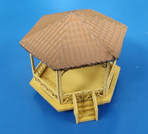 Jr - Pérgola Para Maqueta Ferromodelismo Esc. H0 Armada!!
