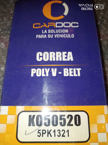 Correa De Alternador 5pk1321 / Daewoo Espero 4cil -2.0-93/96