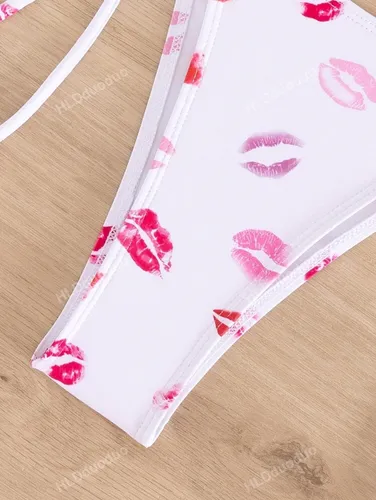 Bikini Importada Shein Malla Bi Color Combinada Nueva Tempo