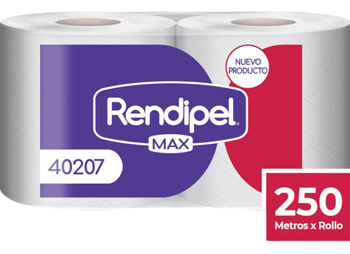 Toalla De Papel Rendipel H/s 250mt X 2 Rollos