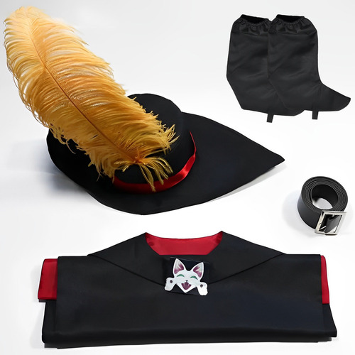 Capa Cat Warrior Del Gato Con Botas, Disfraz De Halloween