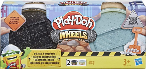 Plastilinas Play Doh  Wheels Construccion 2 En 1 