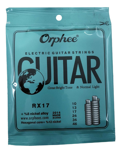 Encordado Electrica 010-046 Orphee Strings Rx17