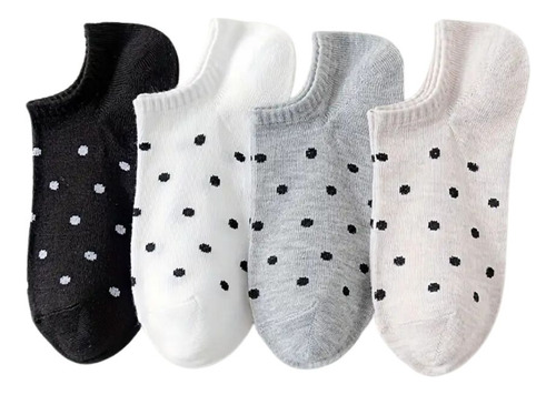 Calcetines Dama Algodón Algodon 12 Pares Mil Diseños Surtido