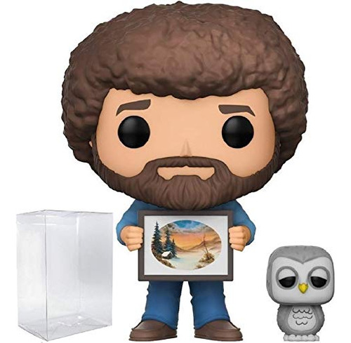 Funko Pop Televisión La Alegría De Pintar  Bob Ross Con El B