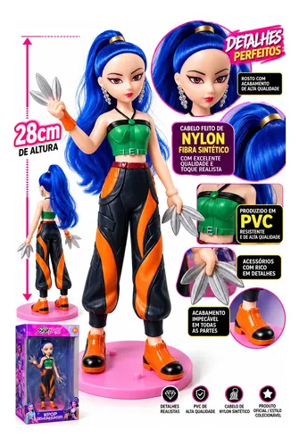Action Figure Zoey Guerreiras Do K-pop Demon Hunters Cantora