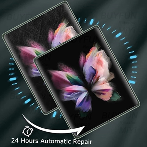 Kit 3 Pelicula Fosca Hydrogel Anti Impacto Galaxy Z Fold 6