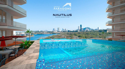 Imagen 6 de 8 de Condominio En Preventa Nautilus Marina Gran Living Lateral